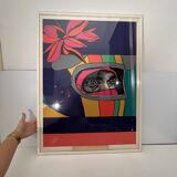 Silkscreen 'IPPA' Pop Art, Paul Van Hoeydonck, N42/110, 1987