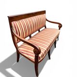 Antique Empire-style salon, 3 pieces. Original upholstery.