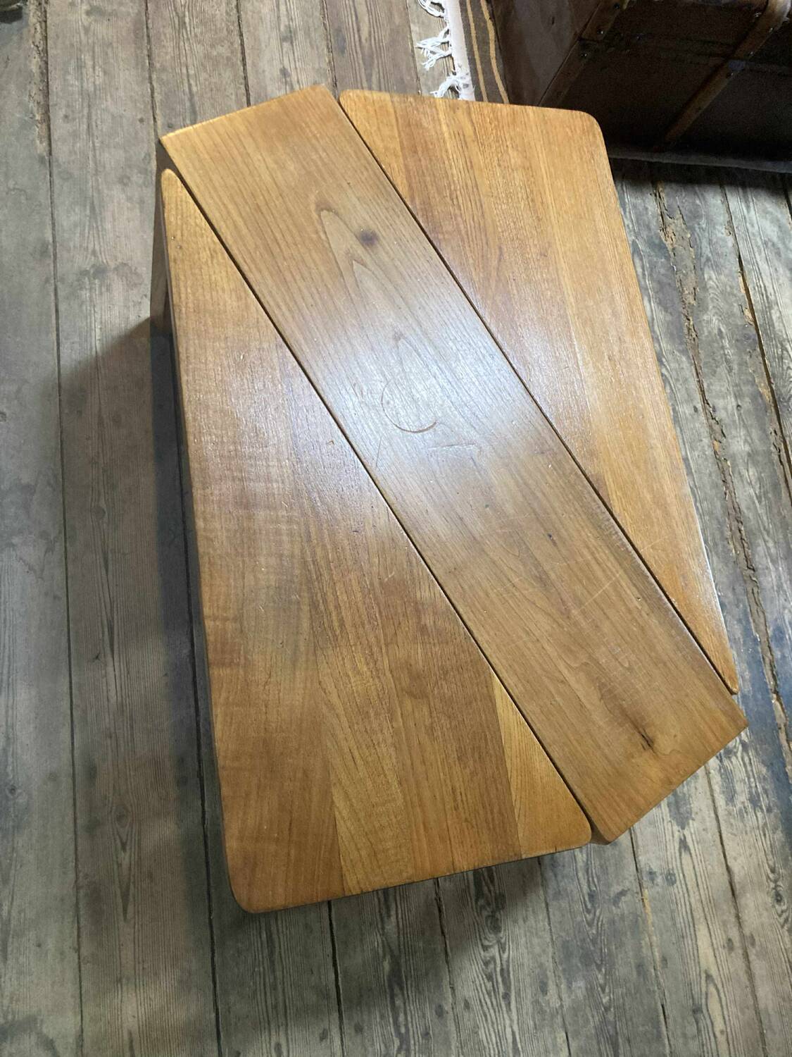Solid walnut coffee table