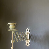 Duo of accordion piano candlesticks