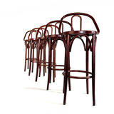 5x vintage rattan barstool, style Thonet ‘60