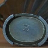 Just Andersen Art Deco Vase in Patinated Disco Metal, Denmark, 1930s, Model D20