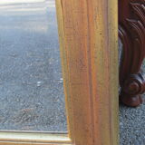 Yellow and pink golden mirror Louis Philippe style
