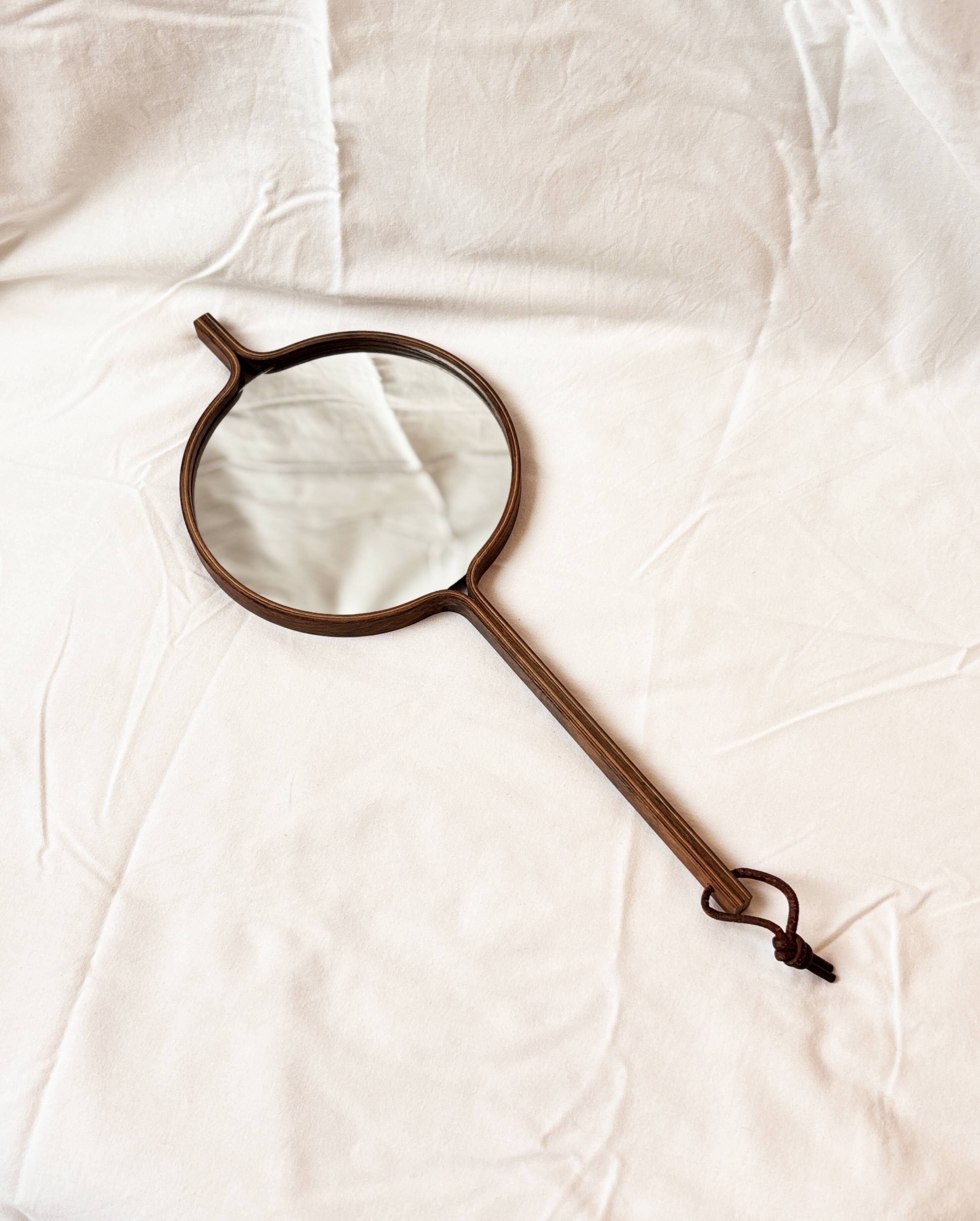 Double-sided Danish mirror, Bech & Starup for Den Permanente