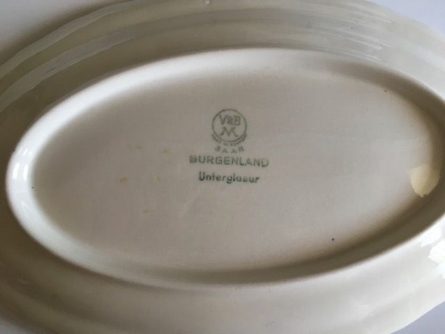 Lot 2 raviers Villeroy and Boch collection Burgenland blue