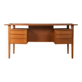 Bureau des années 50 en teck par Peter Løvig Nielsen (années 1960)