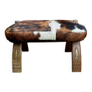 repose-pied en peau de