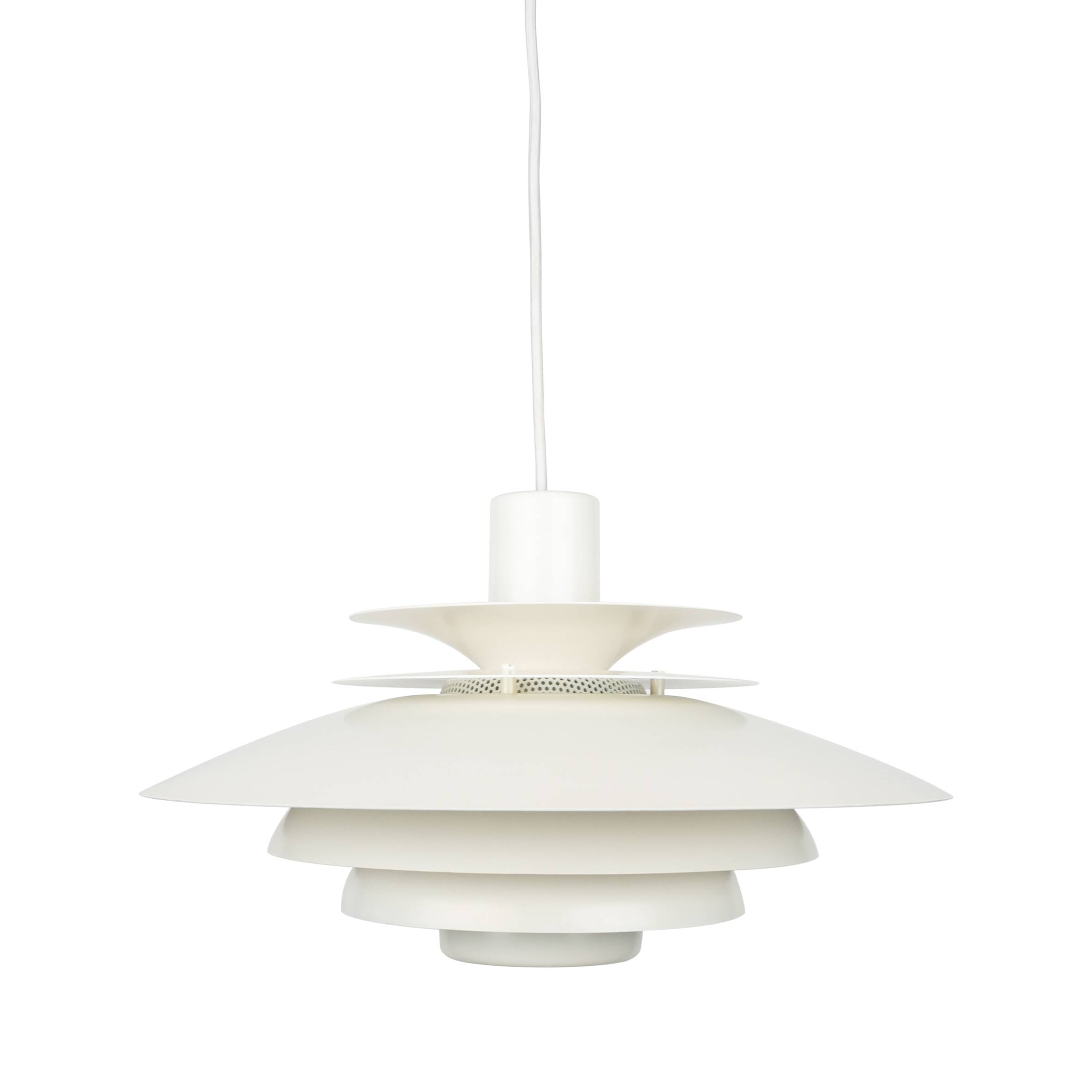 Danish vintage pendant lamp Verona by Kurt Wiborg, Jeka, 1980s