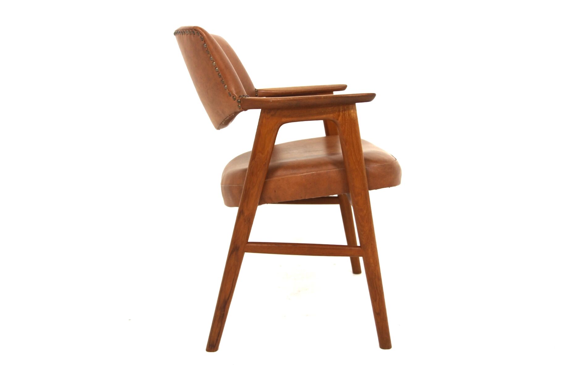 Scandinavian teak armchair Erik Kirkegaard Sweden 1960
