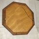 Pretty octagonal mirror Art Deco rosewood frame