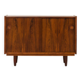 Danish small rosewood sideboard attributed to Hundevad, 1960s