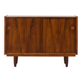 Danish small rosewood sideboard attributed to Hundevad, 1960s