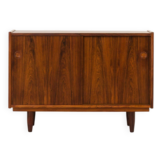 Danish small rosewood sideboard attributed to Hundevad, 1960s