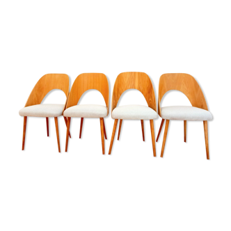 Czechoslovakian Chairs by A. Suman for Tatra Nabytok, 1960s, Set of 4