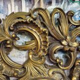 Antique gilded mirror in baroque/rococo style – very richly carved frame