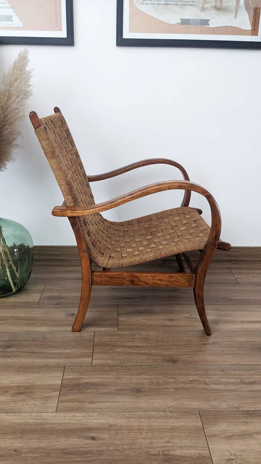 Bauhaus armchair by Erich Dieckmann Art Deco 1930s