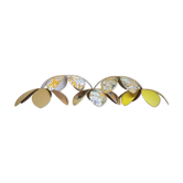 Set of 5 suspensions flower with petals