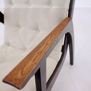 Fauteuil en chêne design des années 1960, Tchécoslovaquie