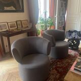 Deux fauteuils signés Rolf Benz