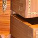 Pair of Bedside Tables / Salon in Marquetry Transition Style Louis XV/Louis XVI