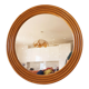 Round rattan bamboo mirror, 60 cm