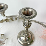 Silver candle holder 3 candles