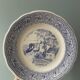 Complete set of 12 talking plates in Gien earthenware