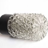 Molded glass cylinder ceiling light