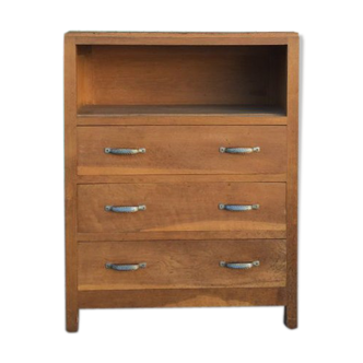 Old dresser solid wood with niche and 3 drawers 30/40
