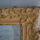 Mirror in gold stucco and glass mercury 91x126cm
