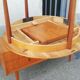 Scandinavian table with integrated extension