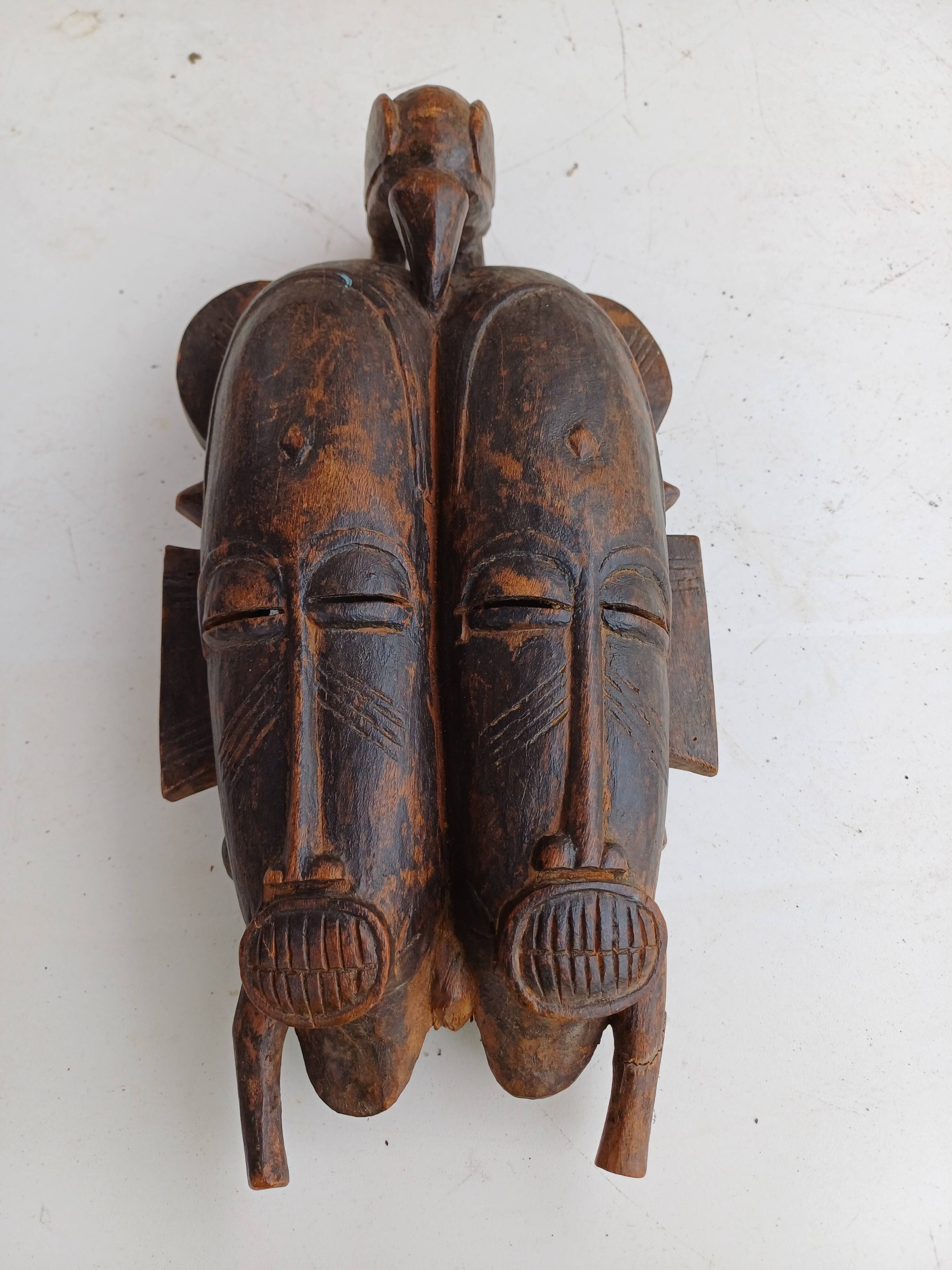 Double-sided African mask