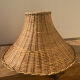 Vintage wicker lampshade