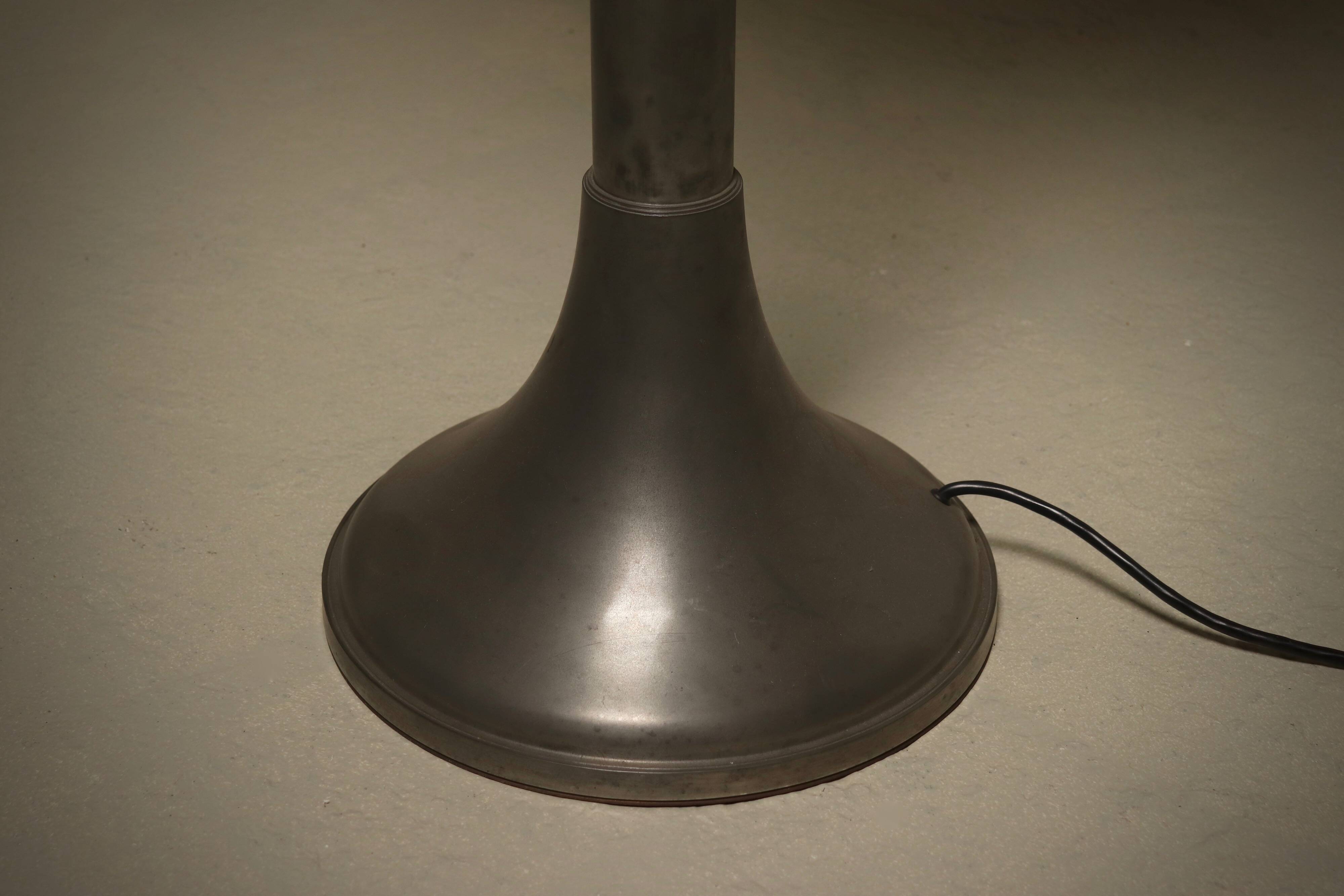 Rare Large Tin Floor Lamp by Harald Buchrucker 1960s