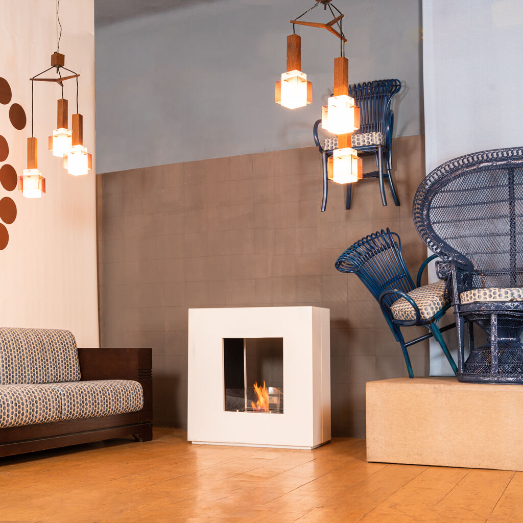 Chandelier 3 lights Harvey Guzzini 1960