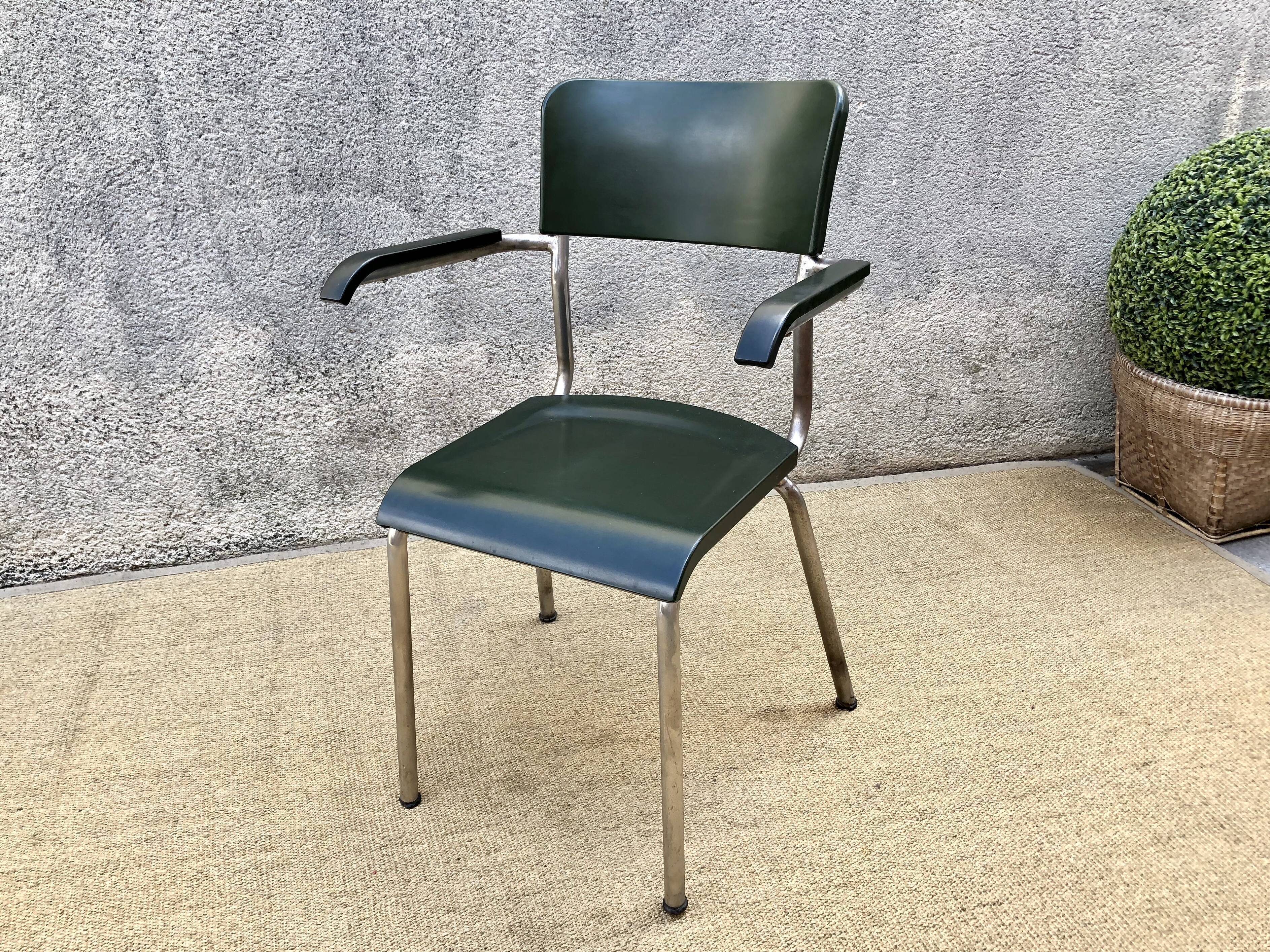 René Herbst bauhaus armchair