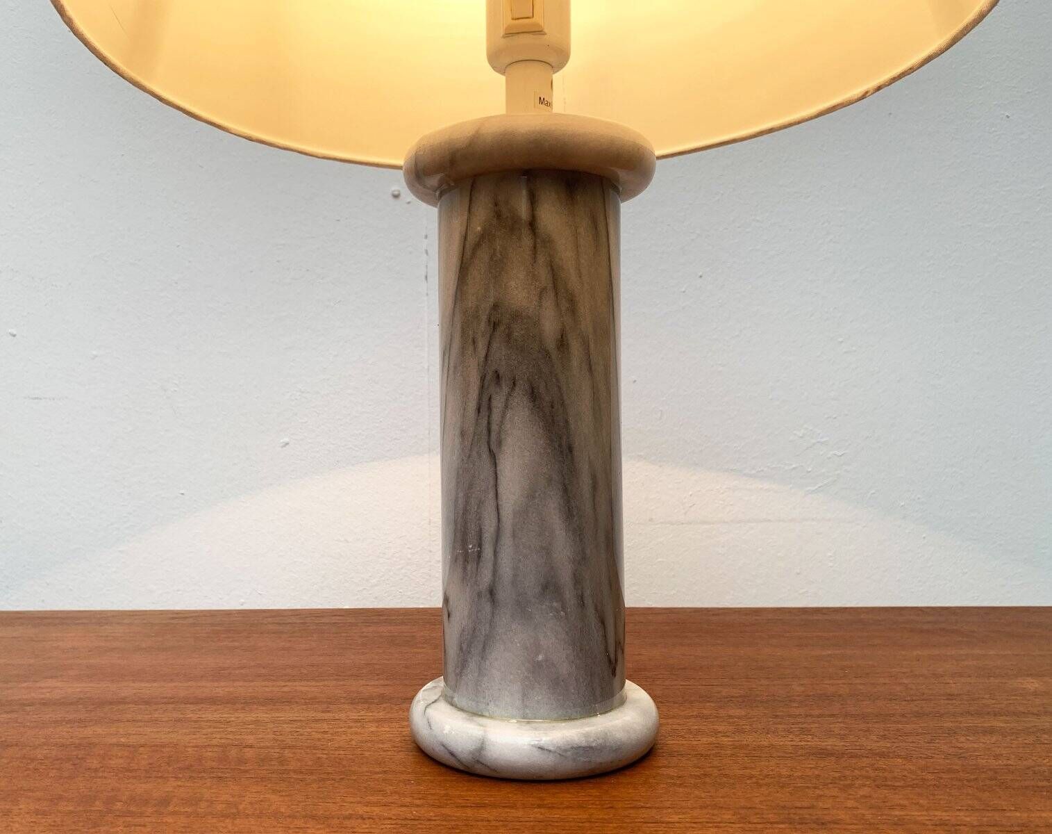 Lampe de table en marbre postmoderne vintage d'Ikea, années 1980