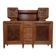 High buffet, art and craft, French Art Deco in blonde wood from the 1950s to 1960s.