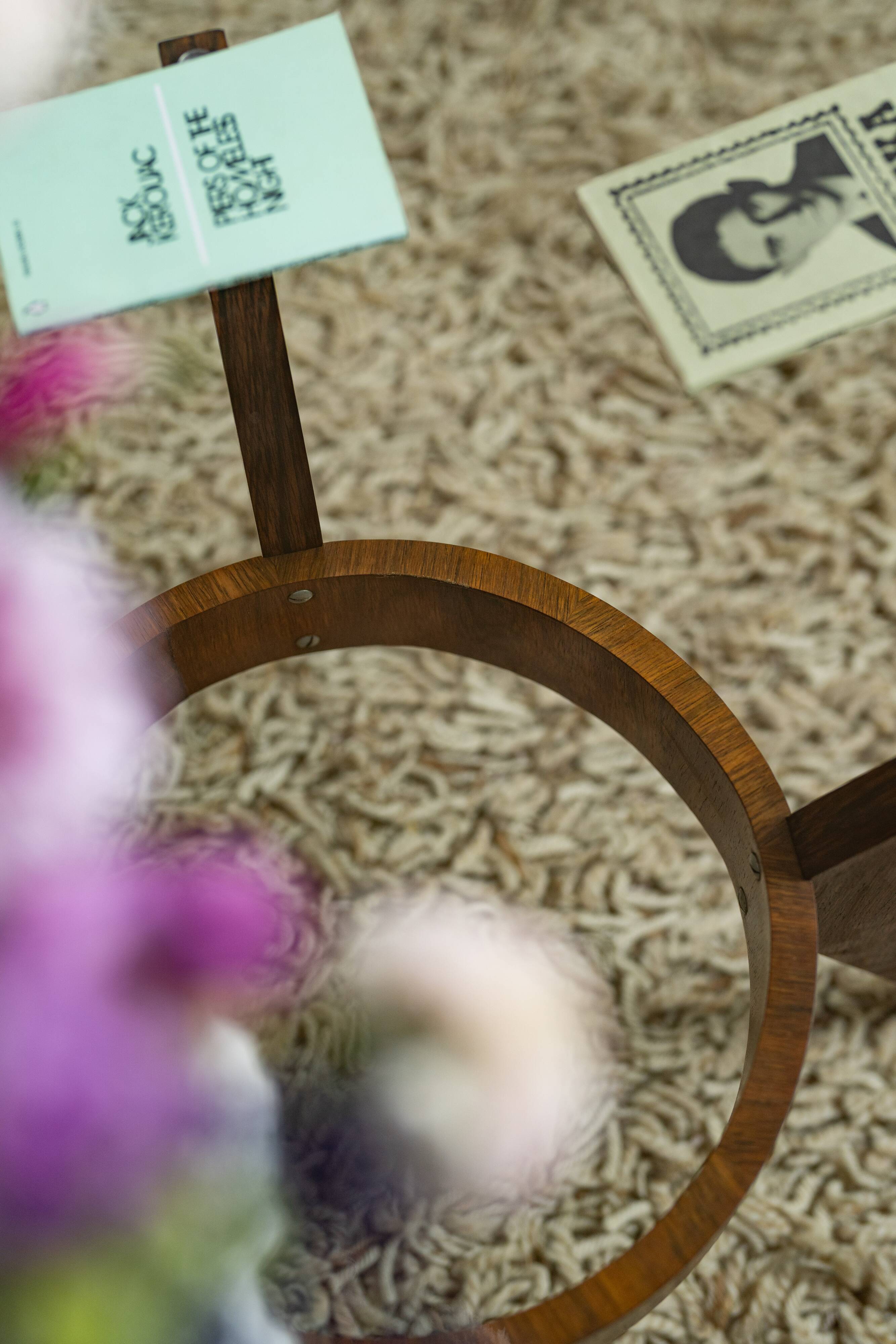 Mid Century Round Spider Leg Coffee Table