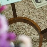 Mid Century Round Spider Leg Coffee Table
