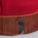 Fauteuil crapaud rouge