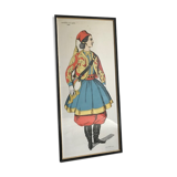 Image of Epinal Pellerin framed