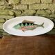 Large Gien fish dish, Halong Bay model