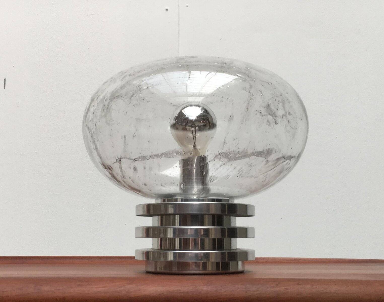 Mid-Century German Bulb Table Lamp from Doria Leuchten, 1970s