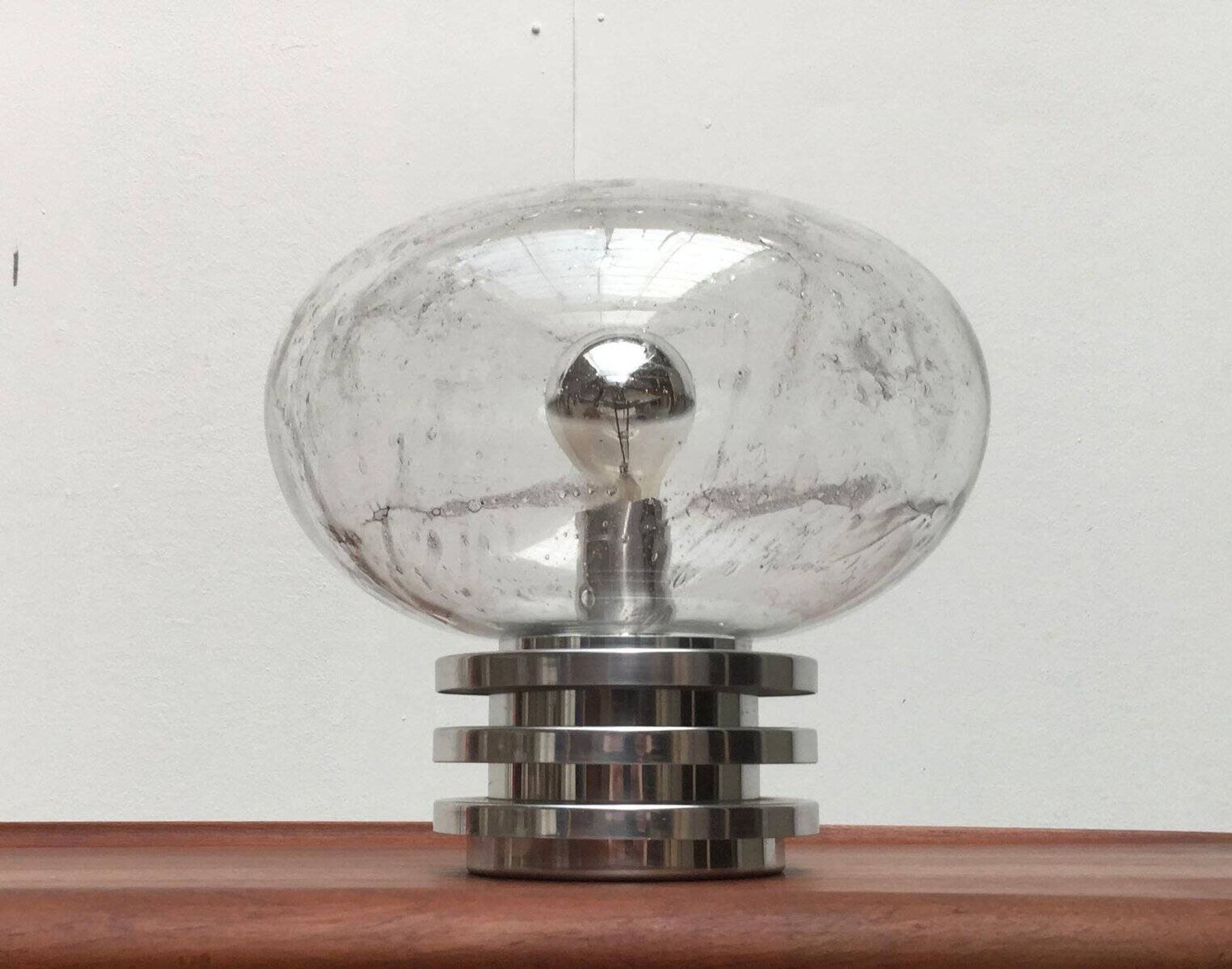 Mid-Century German Bulb Table Lamp from Doria Leuchten, 1970s
