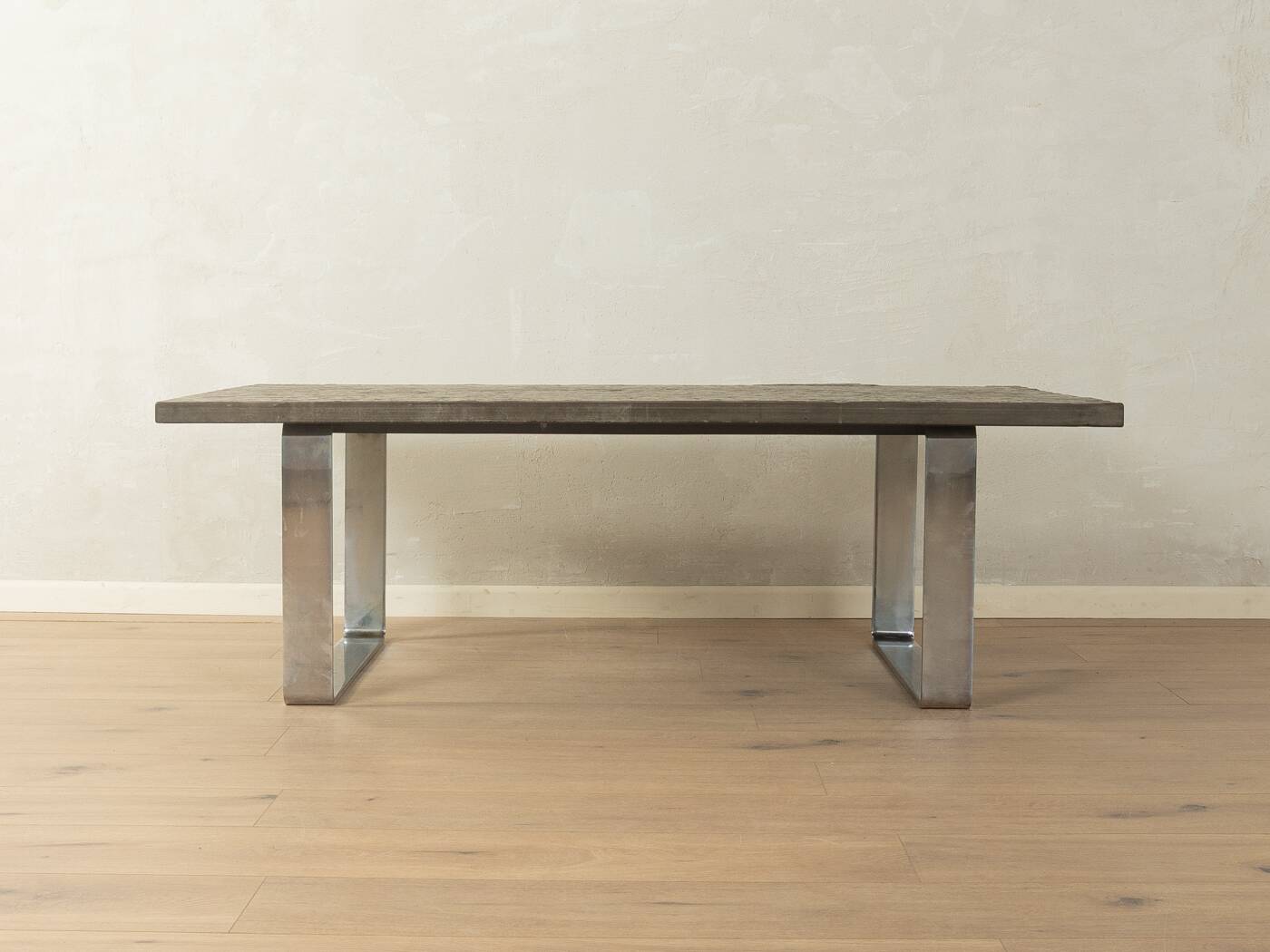 1970s brutalist coffee table by Peter Draenert