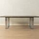 1970s brutalist coffee table by Peter Draenert