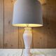Vintage 1960 lamp in pink alabaster
