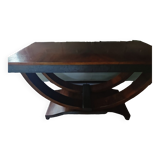 Art deco walnut console