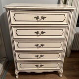 Painted weekly commode